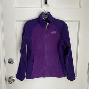 NORTH FACE PURPLE FLEECE JACKET!